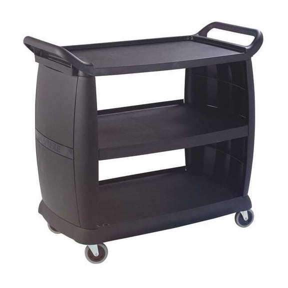 Manufacturer Varies Large Bussing and Transport Cart,Black CC224303