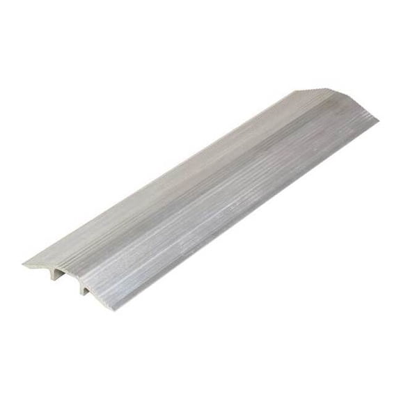 Cable Ramp, 1-1/2 in H, 3 ft L, 9-1/8 in W, 1 Channel, Aluminum, Silver LHCR-36