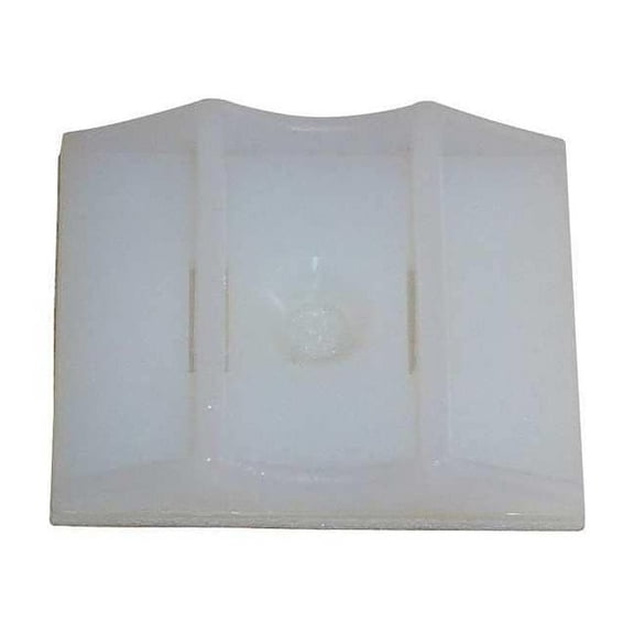 Manufacturer Varies Cable Tie Mounting Pad, Nylon 6/6, Natural, 1.25 in L 6EEE6
