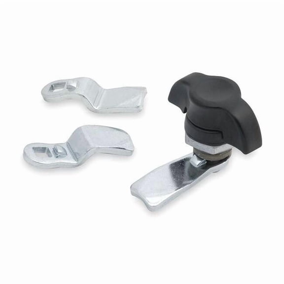 Cam Latch,Nonlocking,Black Powder Coated 1XMU4