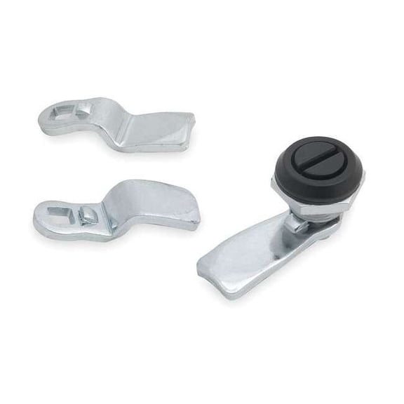 Cam Latch, Nonlocking, Black Powder Coated, Catch/Latch Length: 21/32" 1XPF4