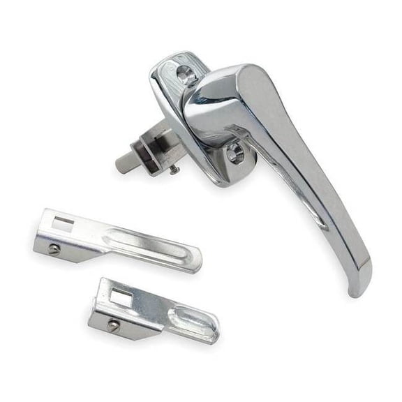 Manufacturer Varies Cam Latch, Nonlocking, Chrome, L Handle 1XNZ6