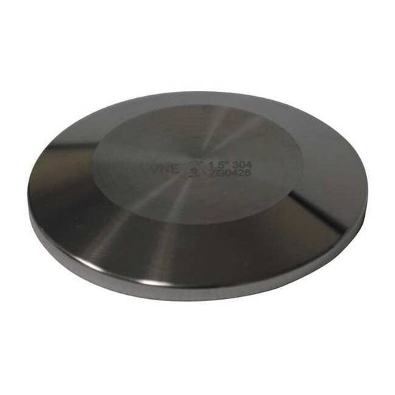 Manufacturer Varies 1-1/2" Clamp T304 SS Solid End Cap EG16A1.5