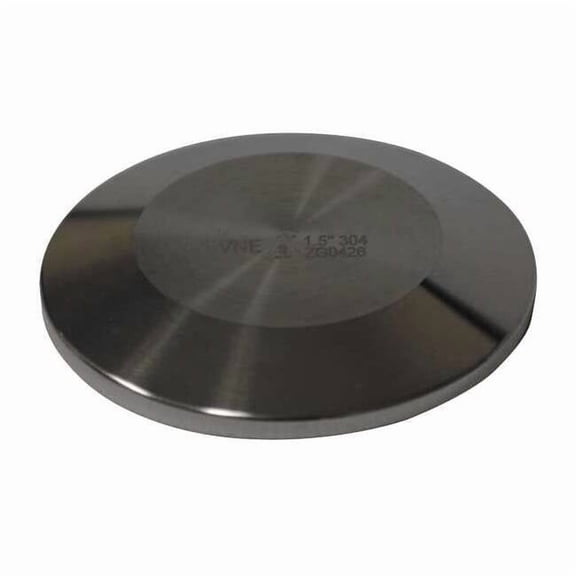 3" Clamp T304 SS Solid End Cap EG16A3.0