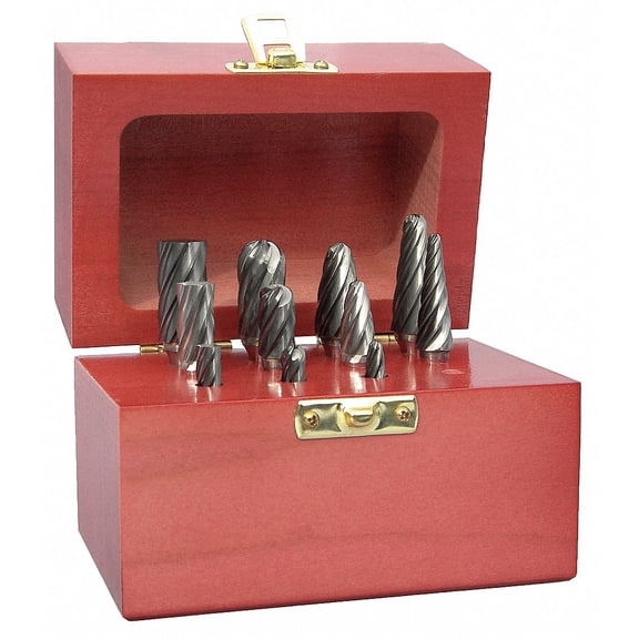 Monster Carbide Bur Set,Aluma Cut,1/4",12pc