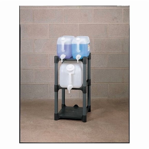Carboy Dispensing Rack, Plastic, Gray, 4 ft H 190104