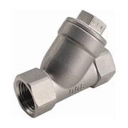 Check Valve, H051N03 Series, Y Spring Piston, 1 1/2 in FNPT x FNPT, 316 Stainless Steel