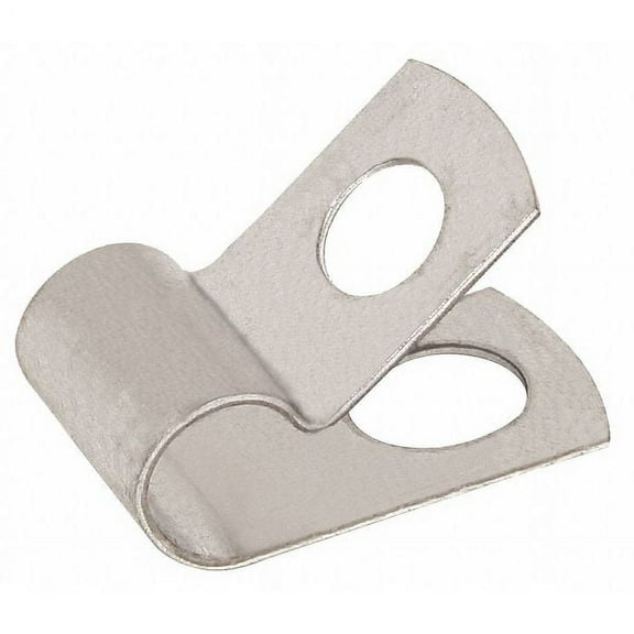 Cable Clamp, Steel, 3/4 in Bundle Dia., Natural, 50 PK