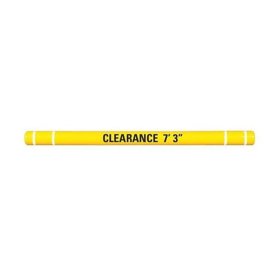 Manufacturer Varies Clearance Bar,5" O.D.,96" L,Yellow HTGRD4596YW