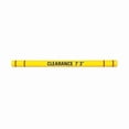 thumbnail image 1 of Manufacturer Varies Clearance Bar, 7-3/8"O.D., 96"L, Yellow/Red HTGRD796YR, 1 of 1