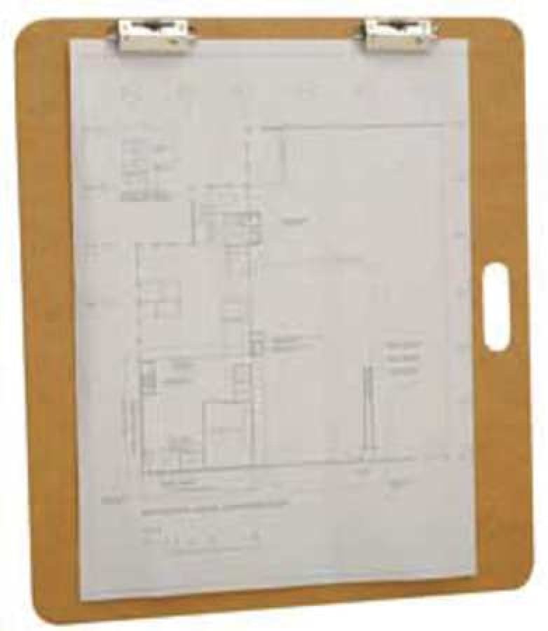 SAUNDERS 5607 23"x 26" Clipboard, Brown