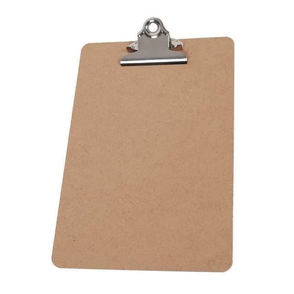 Manufacturer Varies 9-51/64" x 6-57/64" Butterfly Clipboard, Brown 49Z239