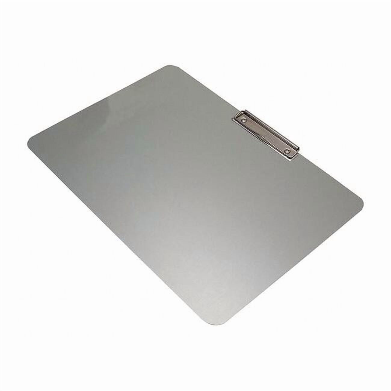 Manufacturer Varies 13-1/2" x 18" Detectable Clipboard, Silver 300-O04-P45-A11