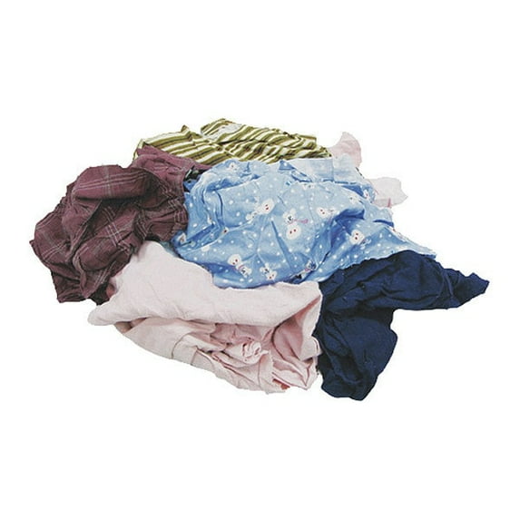 1 pc, Zoro Select Reclaimed Colored Knit Cloth Rag 50 lb. Varies Sizes, Colored Mixed