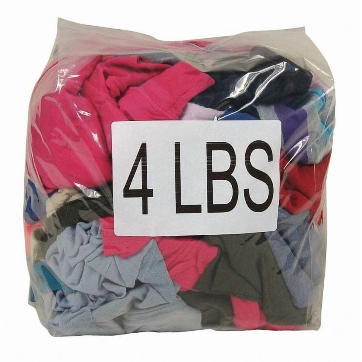 Recycled Cotton Sweatshirt Cloth Rag 4 lb. Varies Sizes, Assorted ...