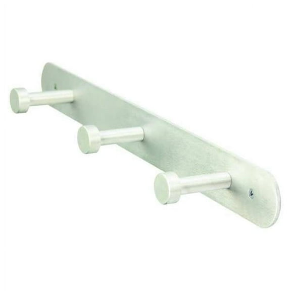 Manufacturer Varies Garment Hook Rack,18 in W,Aluminum 45NG75