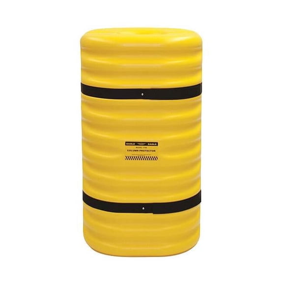 Column Protector,For 8 In Column,Yellow 1708