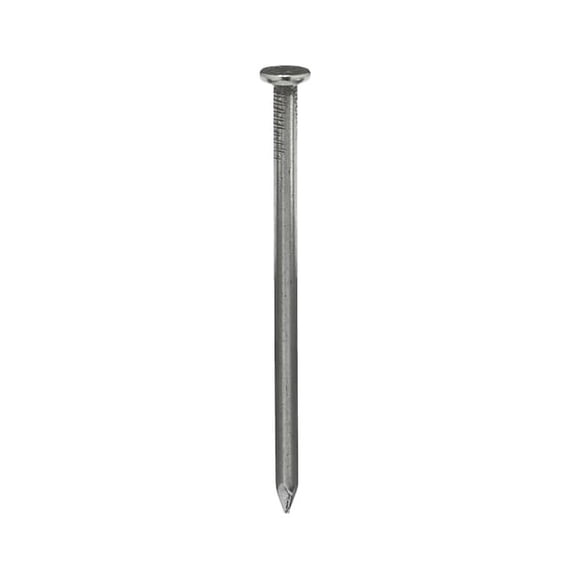 Common Nail, 2-1/2 in L, 8D, Steel, Bright Finish, 10.25 ga, 455 PK