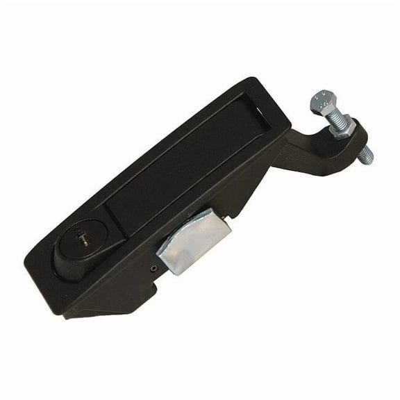 Compression Latch,Keyed,Blk Powder Coat 4RRA6