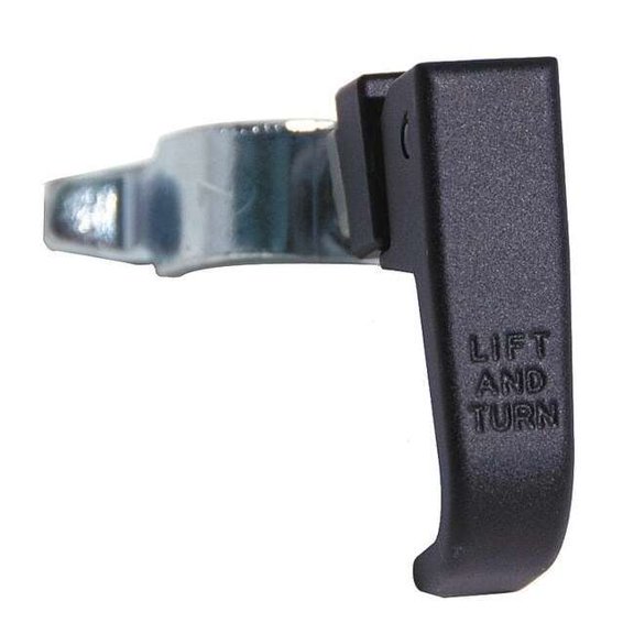 Compression Latch,Nonlock,Bl Powder Coat 4RPZ3