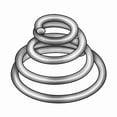 thumbnail image 1 of Manufacturer Varies Compress Spring,Conical,302 SS,1x0.720 1NDE8, 1 of 1