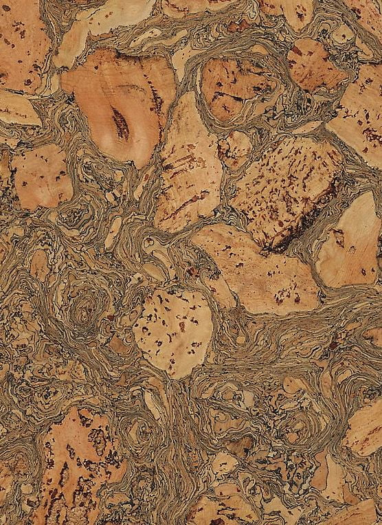 Natural Cork Sheet with Coarse Grain and Plain Backing