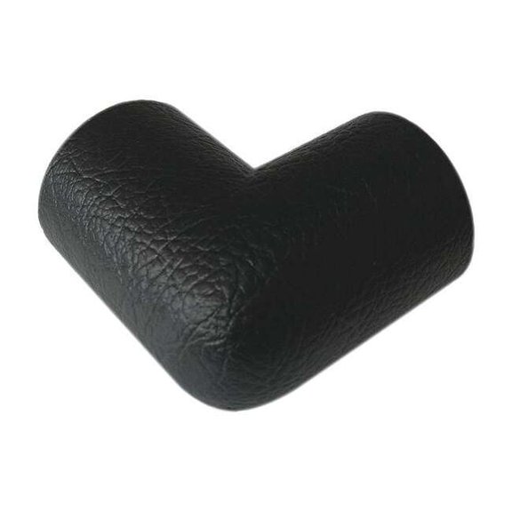 Manufacturer Varies Corner Guard, Black, 2-1/2"W X 2-1/2"H 31CA22