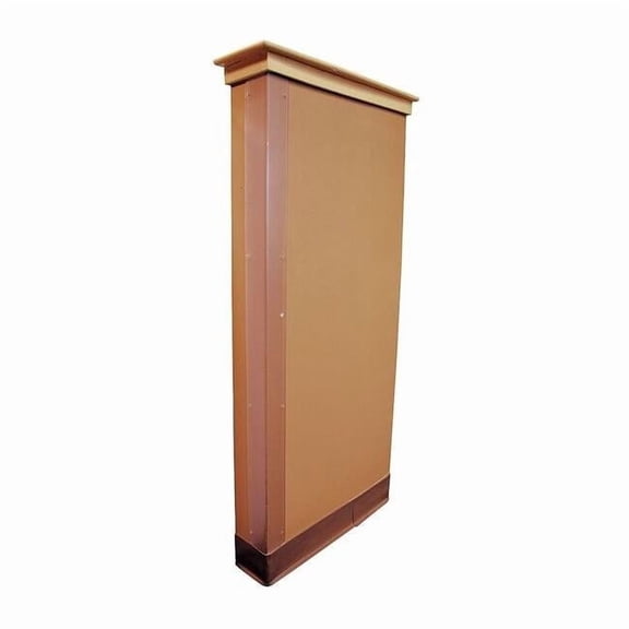 Corner Guard, Plastic, Hardware, 3x48 In 4LWT4