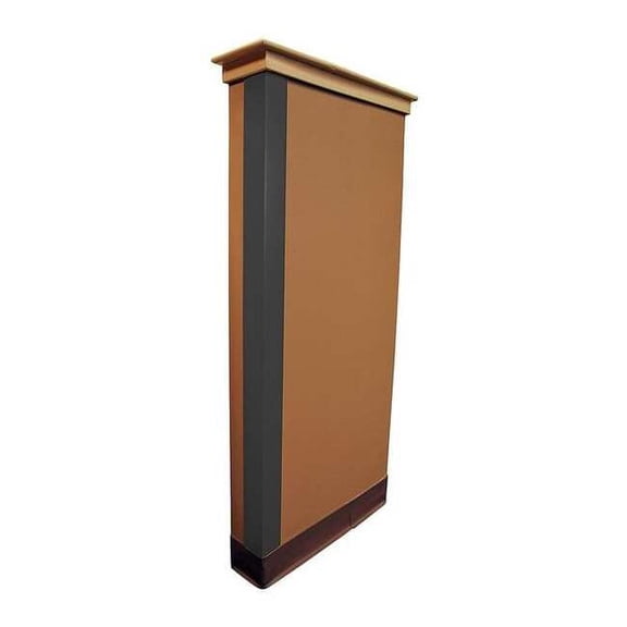 Manufacturer Varies Corner Guard, Gray, Smooth, PVC, 4 ft H 5KZP0