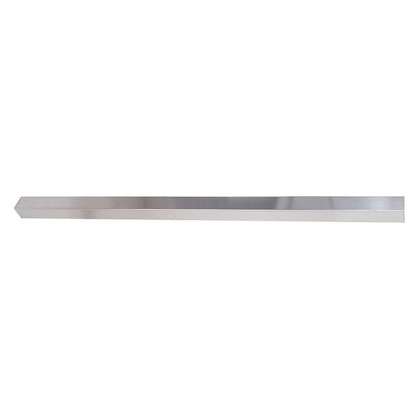 Corner Guard, Stainless, Silver, Square, 3"W X 48"H 31EW55