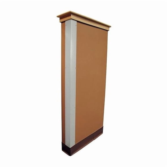Corner Guard, Silver, 1x48in, Hardware FR 5KZK7