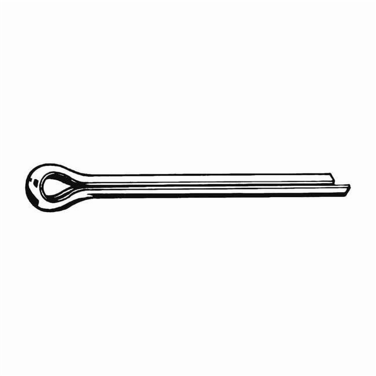 Manufacturer Varies Cotter Pin,10mmDx125mm L,Steel,PK5 M39350.100.0125