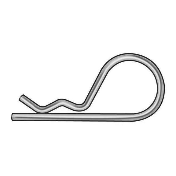 Manufacturer Varies Cotter Pin, Hairpin, 3/32"Dx1-5/8" L, PK25 2UJL8