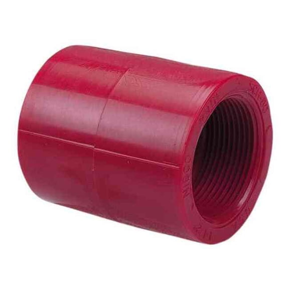 Nibco Coupling,3/4 In,FPT x FPT 650133 3/4