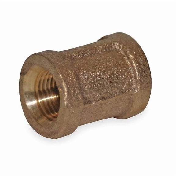Manufacturer Varies Coupling,Red Brass,1/2 in,FNPT 6RCV6