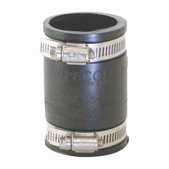 Manufacturer Varies Coupling, Rubber, 1 1/4 in For Pipe Size 86000