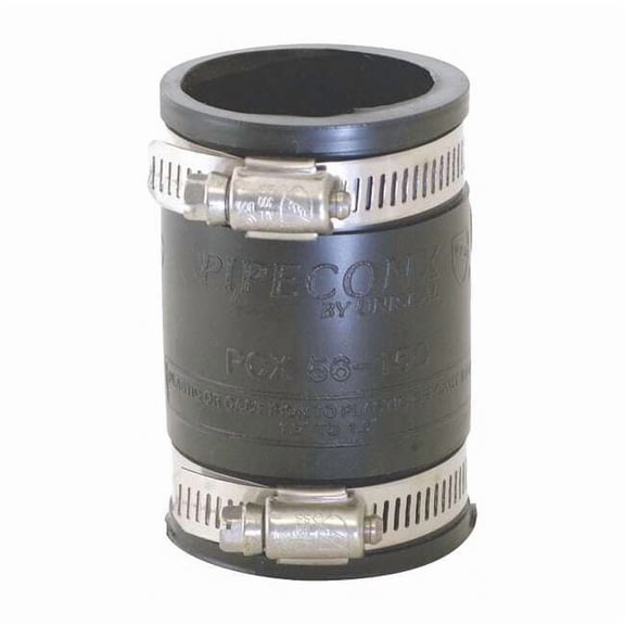 Manufacturer Varies Coupling, Rubber, 1 1/4 in For Pipe Size 86000