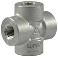thumbnail image 1 of Manufacturer Varies Cross, 304 SS, 1/4 in Pipe Size, FNPT 1LVJ5, 1 of 1
