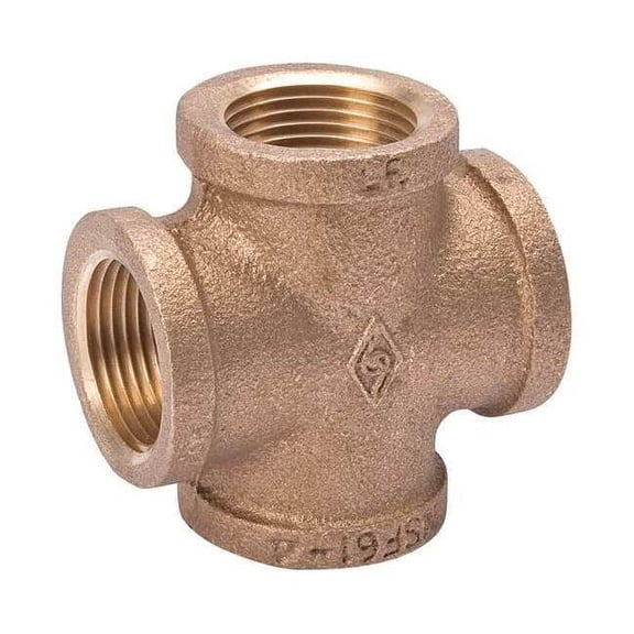 Manufacturer Varies Cross, Brass, 1/2 in Pipe Size 22UL20