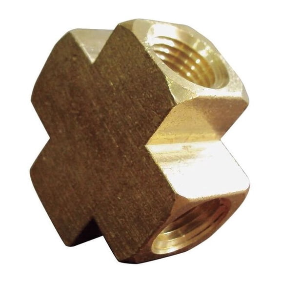 Manufacturer Varies Cross, Brass, 1/2 in Pipe Size,Class 150 6AYZ0