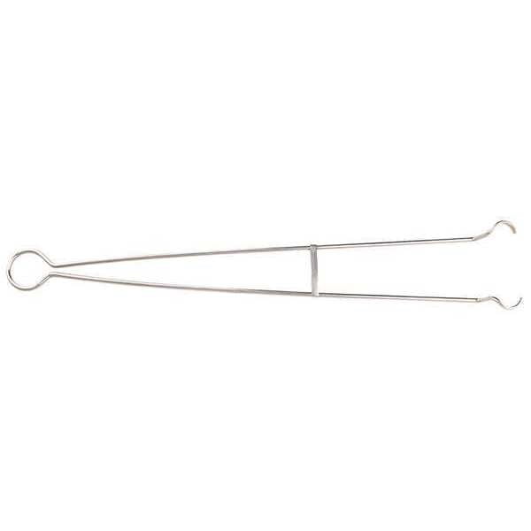 Manufacturer Varies Crucible Tongs,22 in L,SS 787-106