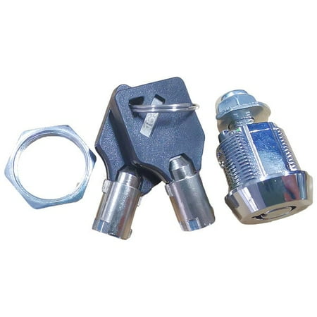 Cylindrical Lock and Key Set. 2 Keys, 1 Lock, 001-200 Key Code 07-32