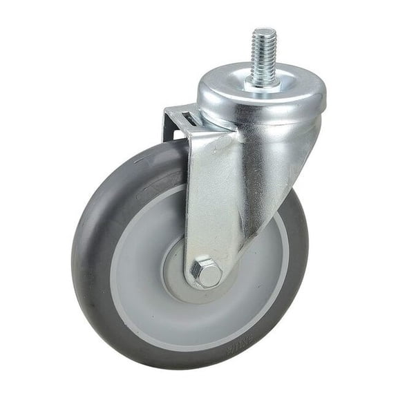 Manufacturer Varies Stem Caster,5"dia,Rubber,280lb 29XW85