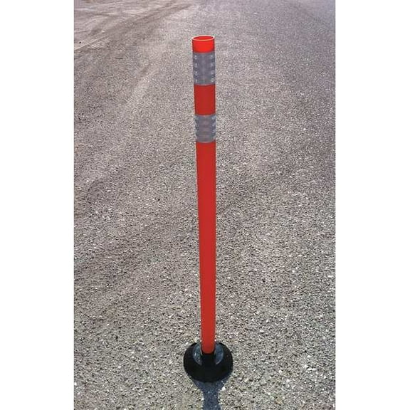 Manufacturer Varies Delineator Post,Orange,HDPE,48"H 04-48-OWG
