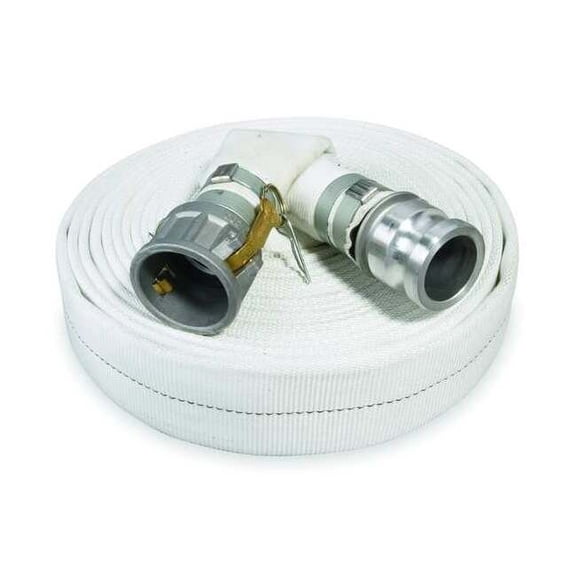 Manufacturer Varies 4" ID x 50 ft Rubber Water Discharge Hose 125 PSI WT 1ZMU2