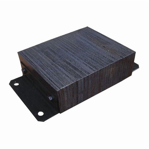 Dock Bumper,12x4-1/2x20 In.,Rubber 26W575