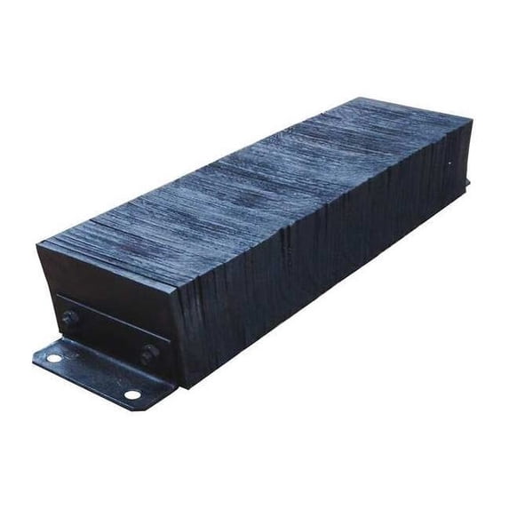 Dock Bumper,12x6x38 In.,Rubber 26W589