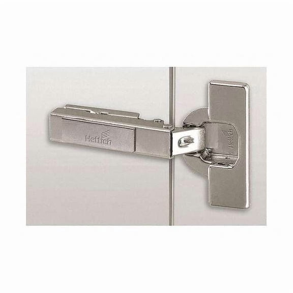 Butt Hinge, Steel, Concealed Mounting, 1 3/8 in Leaf W x 2 1/4 in Leaf H, Nickel