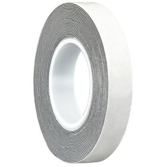 Double-Sided Foam Tape, 1 in W, 36 yd L, 1/32 in, Foam, Double-Sided