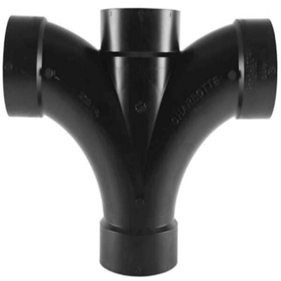 Manufacturer Varies Double Fixture Wye,2 In x 1-1/2 In Hub 1CNT8